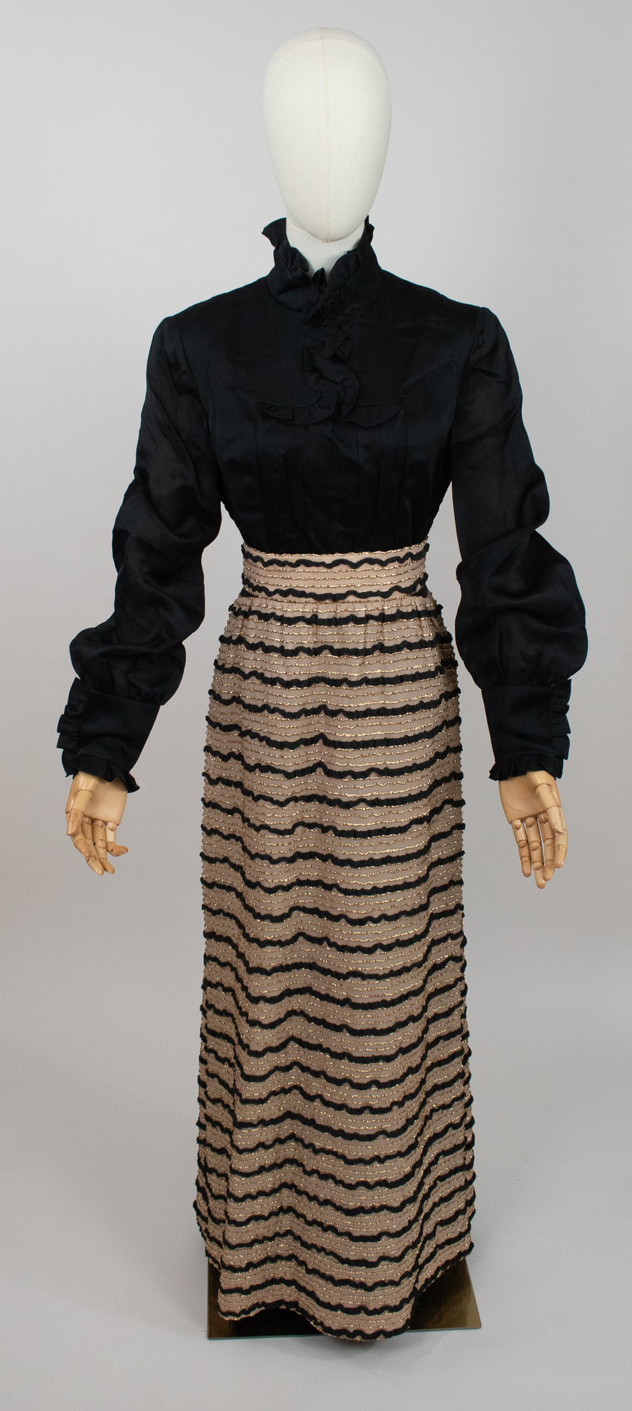 Vintage 1960s Nora Bradly Evening Dress Gown
