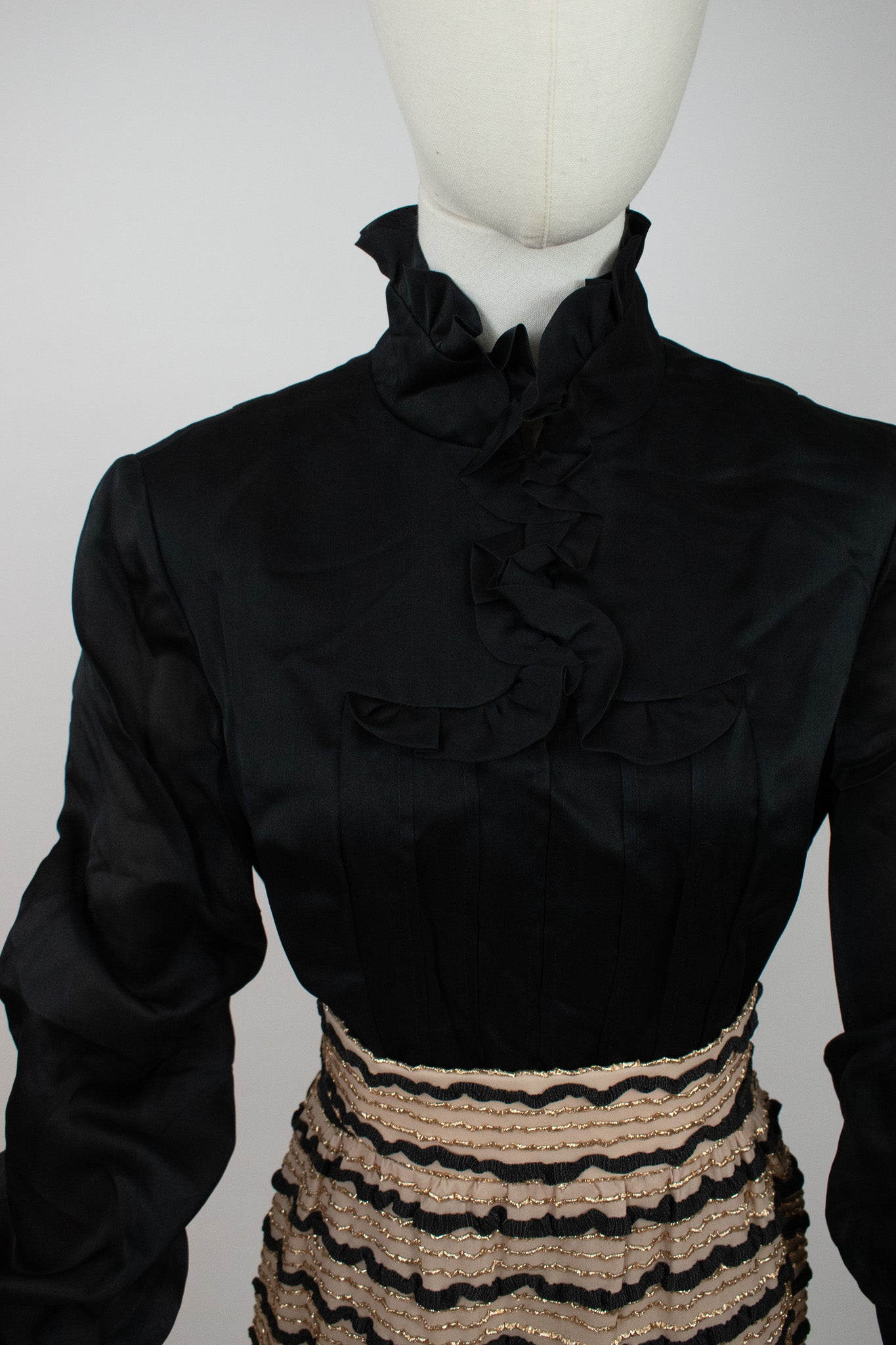 Vintage 1960s Nora Bradly Evening Dress Gown