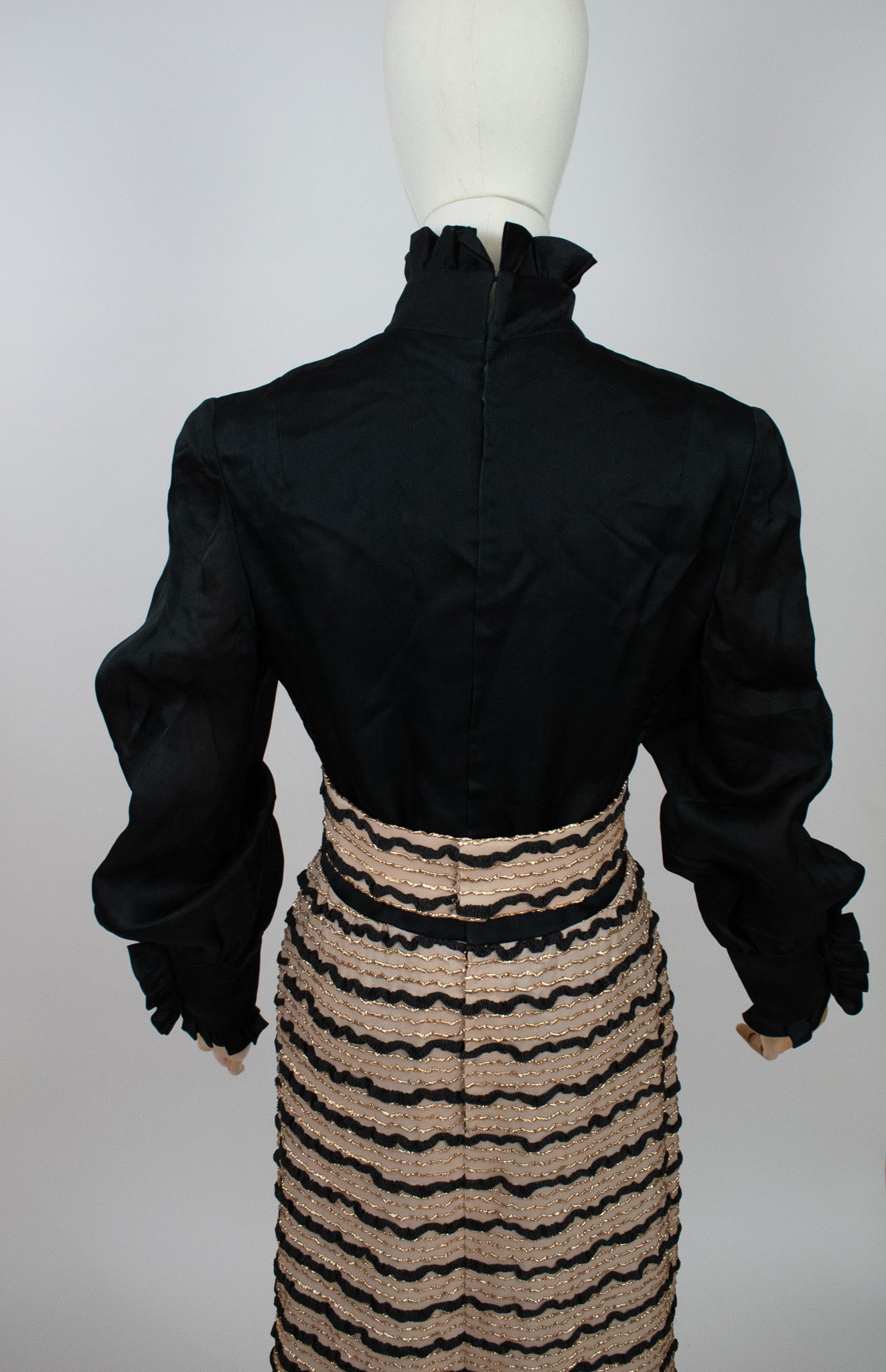 Vintage 1960s Nora Bradly Evening Dress Gown