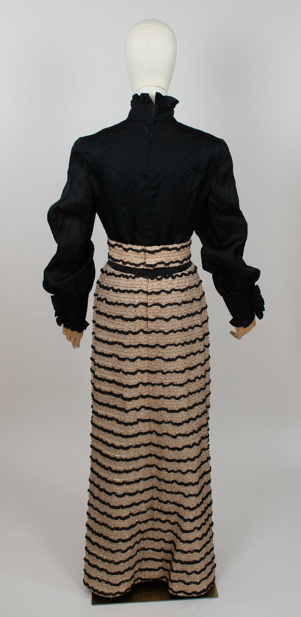 Vintage 1960s Nora Bradly Evening Dress Gown