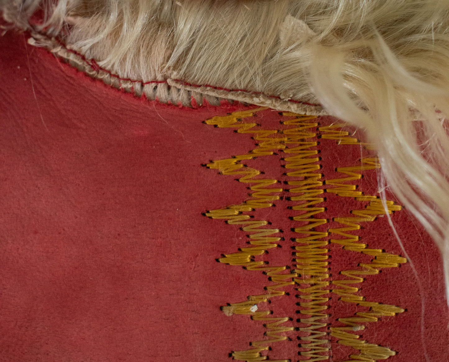 Rare Vintage Red 1960's Silk Embroidered Afghan Coat