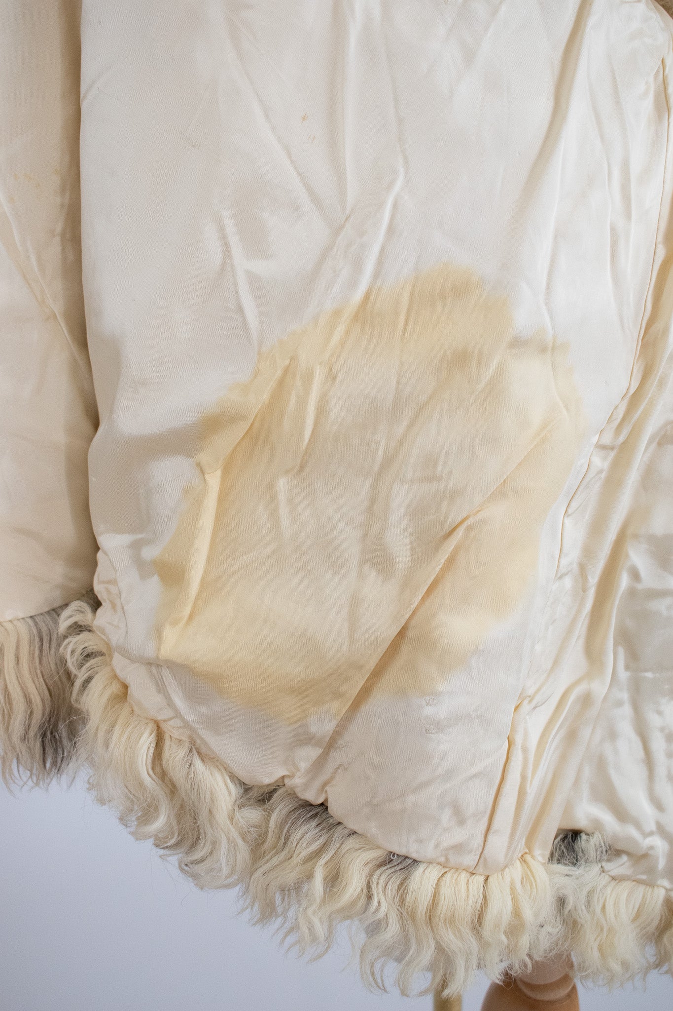 Iconic Vintage 1960's Mongolian Shaggy Lamb Fur Coat