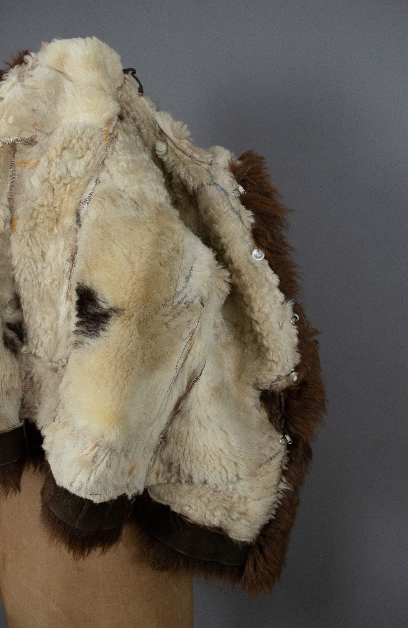 Vintage 1970's Embroidered Child Afghan Coat