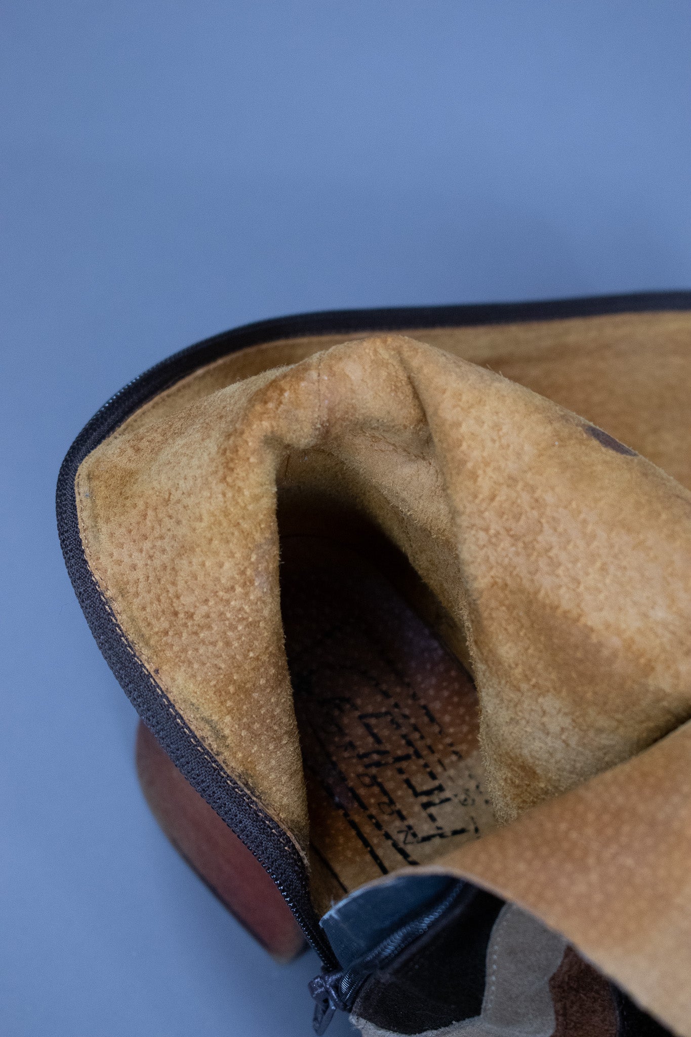 Vintage Iconic 1970s Suede Platform Boots
