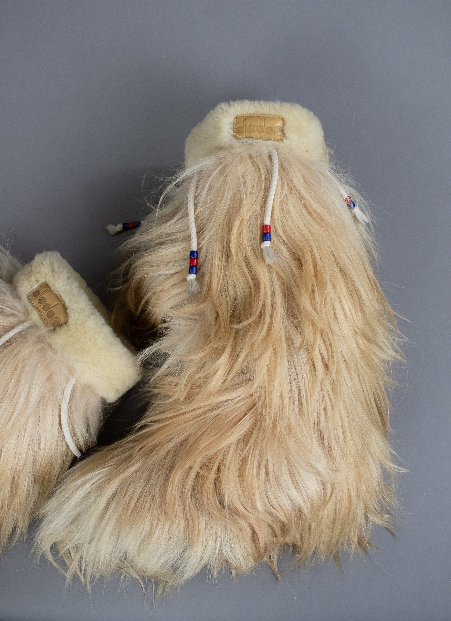 Rare Vintage Iconic 1970s Diadora Shaggy Yetti Ski Boots