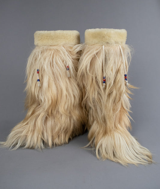 Rare Vintage Iconic 1970s Diadora Shaggy Yetti Ski Boots