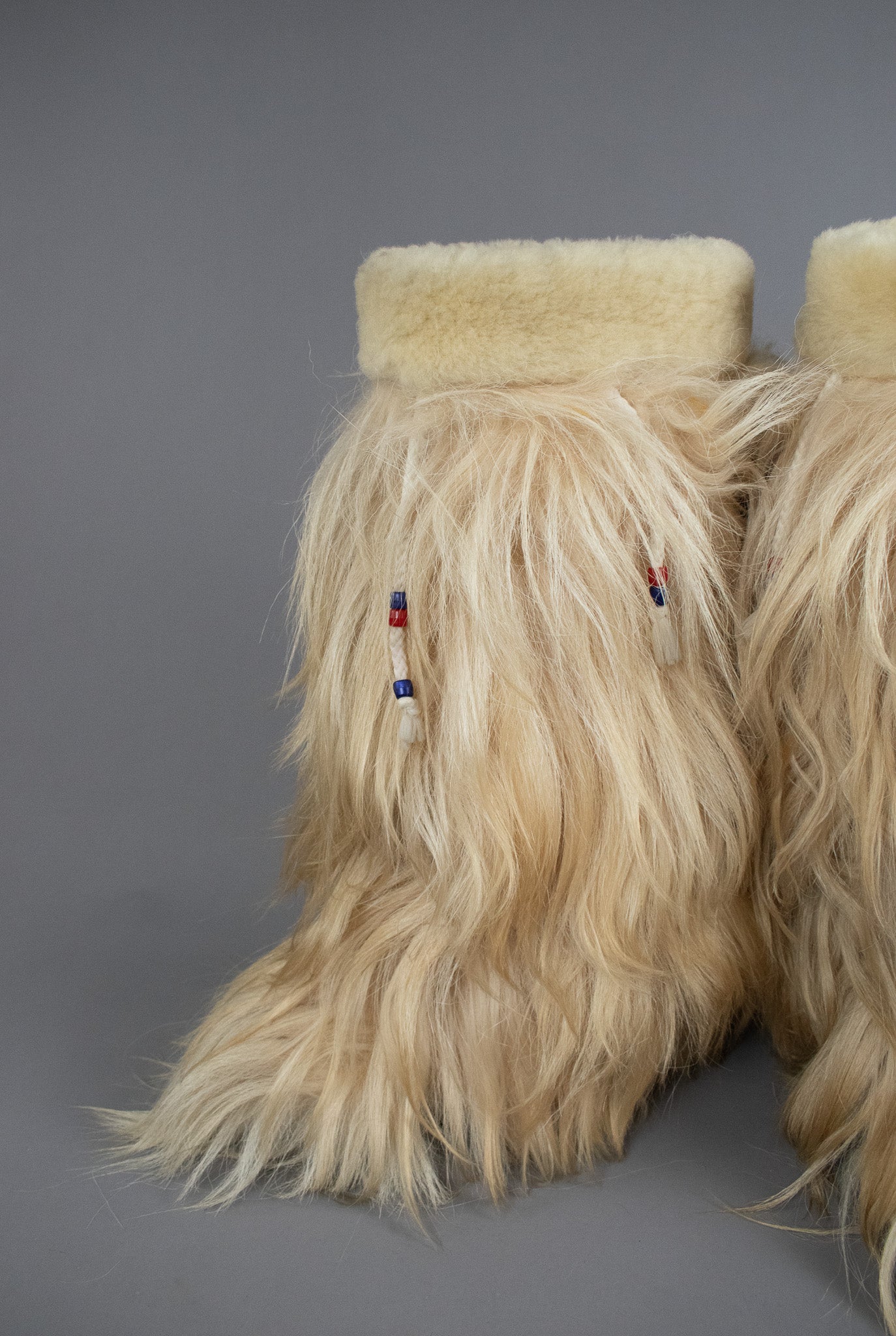 Rare Vintage Iconic 1970s Diadora Shaggy Yetti Ski Boots